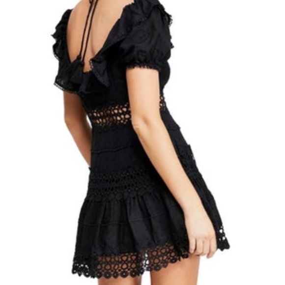 Free People Lace Mini Off-Shoulder Dress - Picture 5 of 14